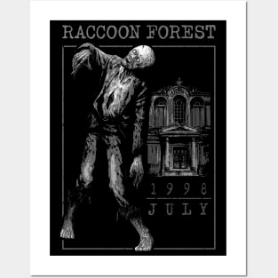 Raccoon City Forest Zombie Posters and Art